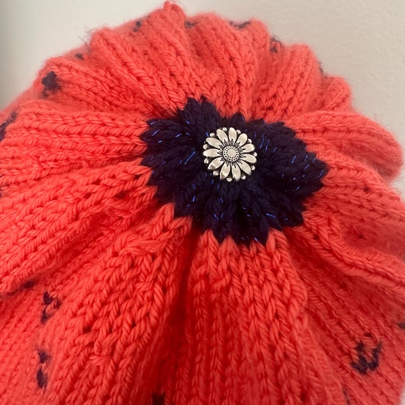 Hand Knits 2 Love Slouch Beanie Hat Fair-isle Tassels Adjustable Fit Designer - Picture 5 of 10